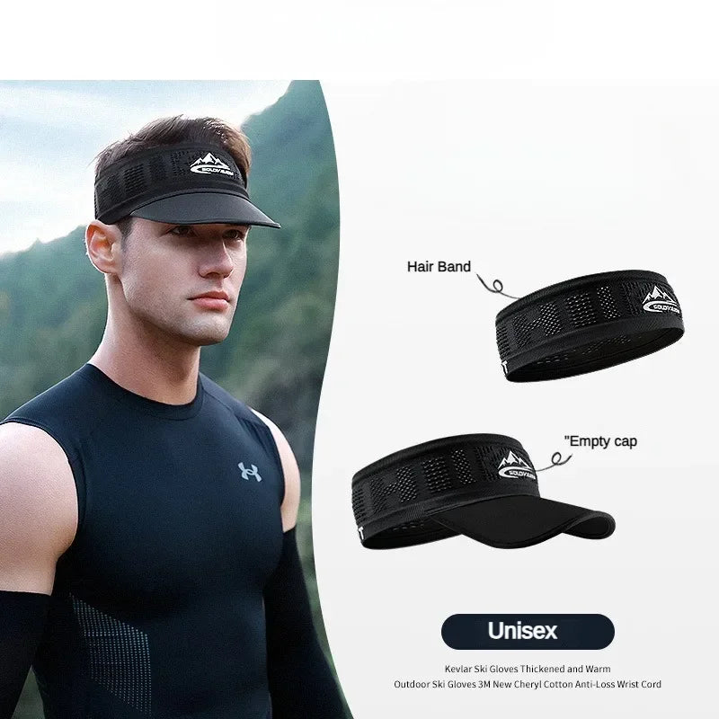 EverStretch Sports Headband & Visor